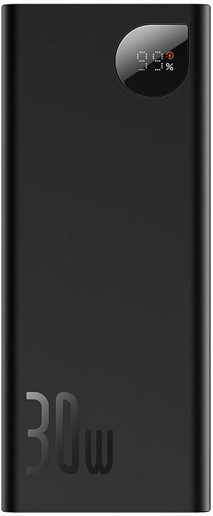 Зовнішній акумулятор (PowerBank) BASEUS Adaman Metal 10000mAh 30W(PPAD040101)